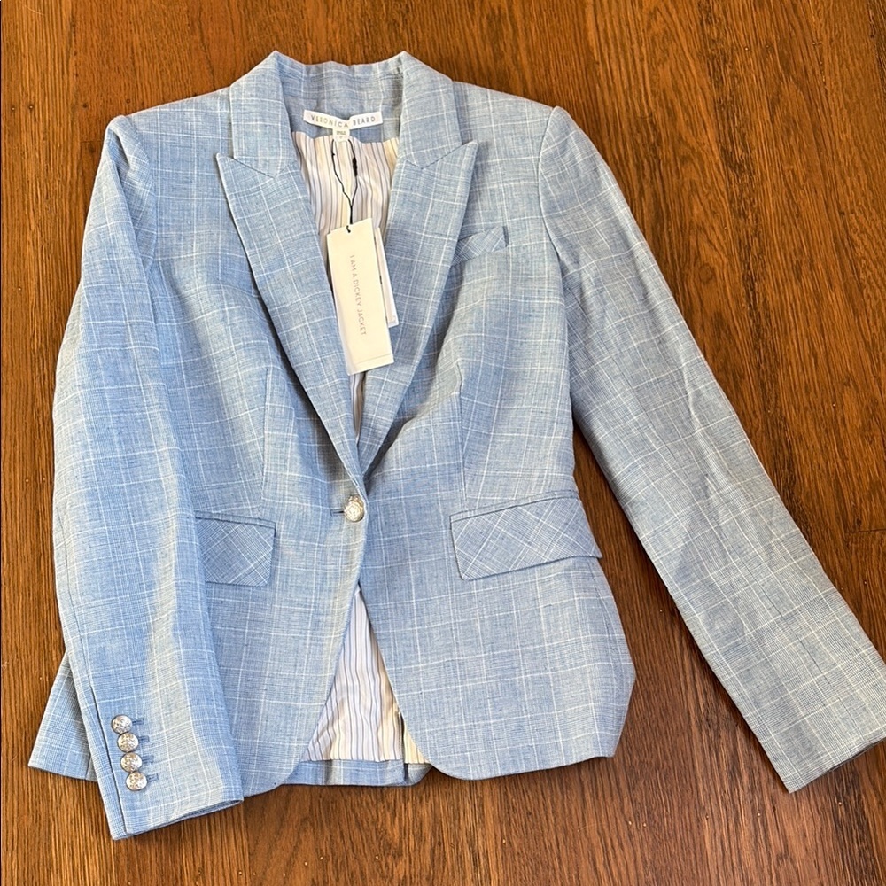 NWT Veronica beard CUTAWAY DICKEY JACKET size 0